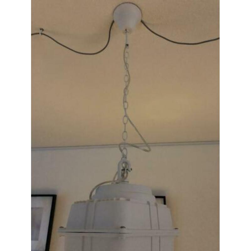 Hanglamp wit industriëel