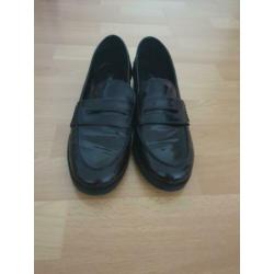 Zwarte Zara lakloafers maat 39