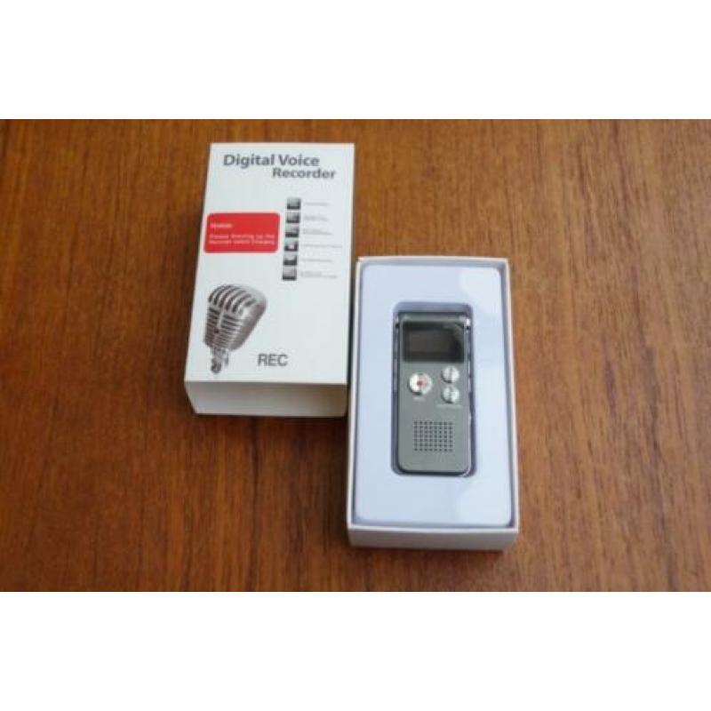 Voice recorder 8GB | Digitale spraakrecorder - nieuw