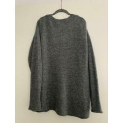 H&M grijze trui maat L