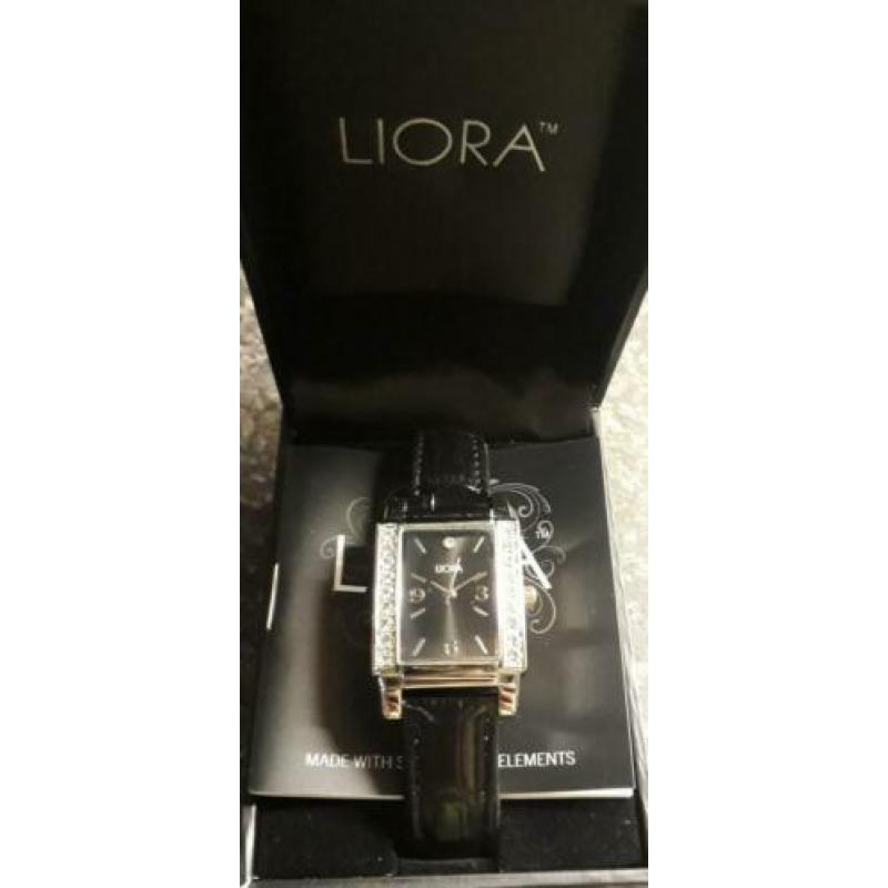 liora horloge met swarovski elementen, helemaal nieuw!