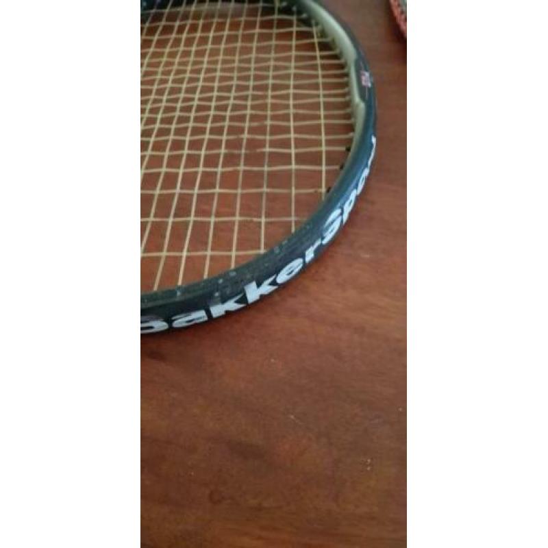 2 tennisrackets, bespanning goed