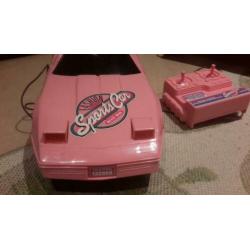 Fashion auto roze voor Barbie pop