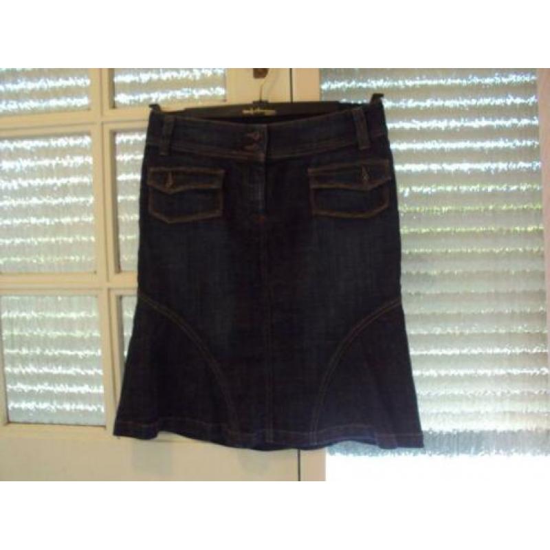 Donker blauwe stretch jeans rok XX by MEXX 36/38 nieuwstaat
