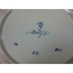 Wand bordje Porceleyne Fles 19 cm 1950