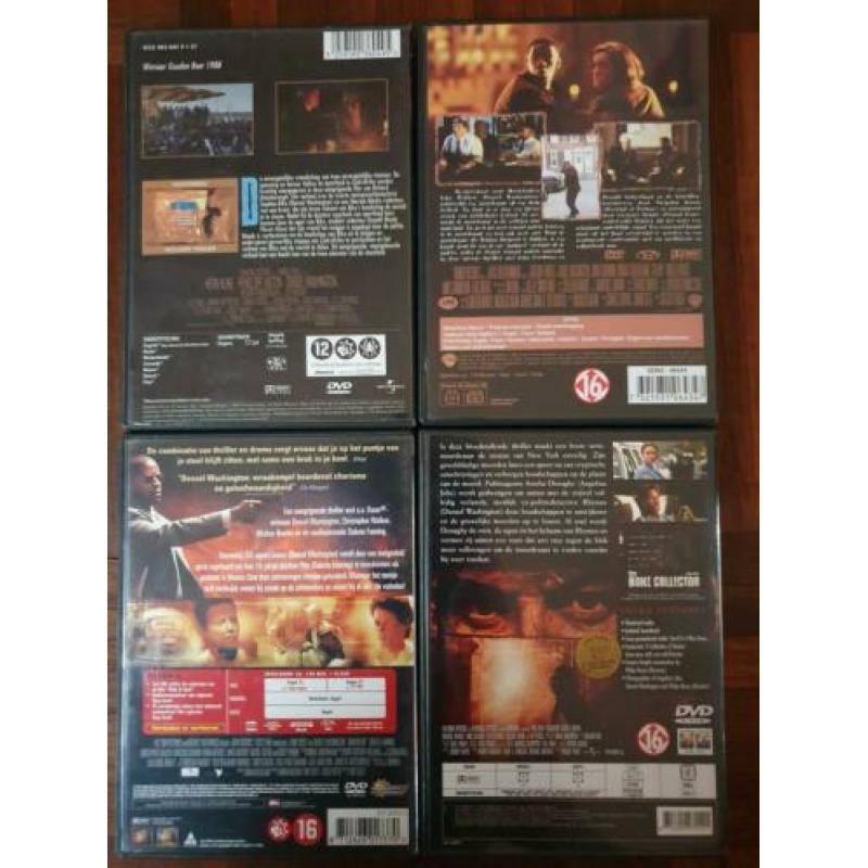 12x Denzel Washington Dvd Set Collectie Actie Thriller