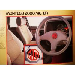 MG Montego MG Maestro van Austin Rover - 1984 autofolder