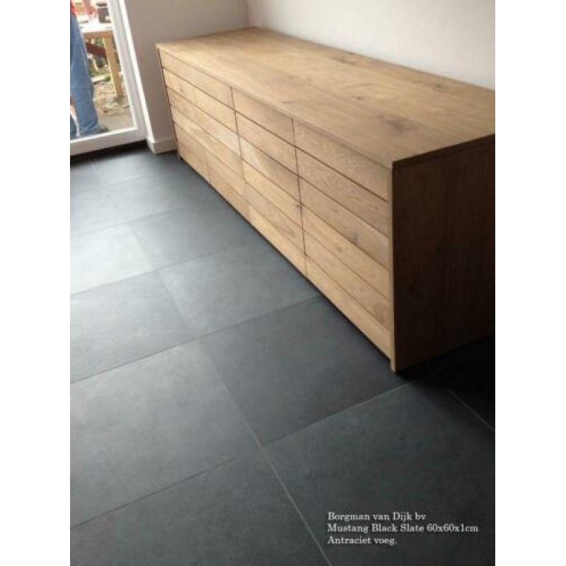 vloertegels Mustang leisteen 50x50 cm strak gezaagd