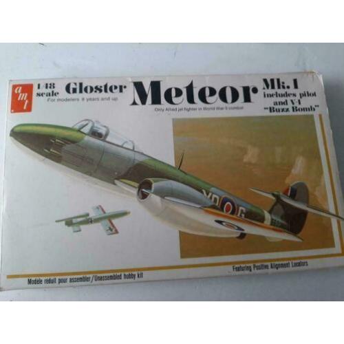 Gloster meteor MK-1, schaal 1/48