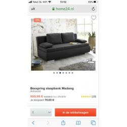 slaapbank boxspring