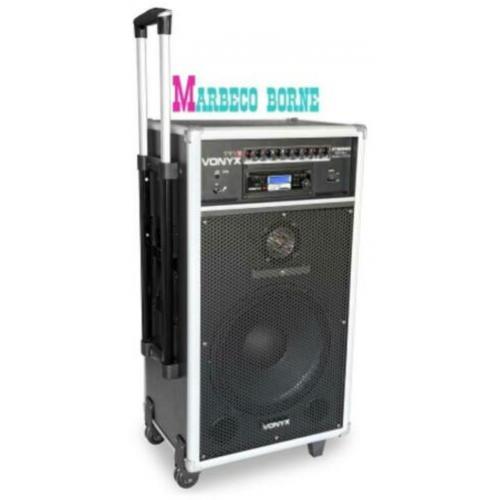 Karaoke,mobiele geluidset,ST180, CD,MP3,USB,Bluetooth,UHF Bv