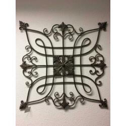 Prachtig mooi decoratief metalen wandrek-wanddeco