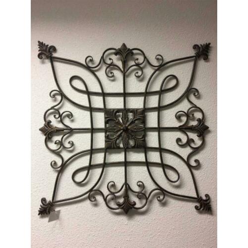 Prachtig mooi decoratief metalen wandrek-wanddeco