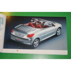 Brochure show-concept Peugeot 206 CC