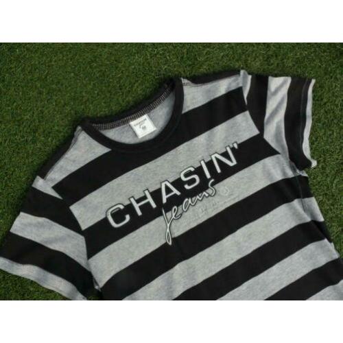 CHASIN shirt maat M als nieuw , grijs zwart gestreept