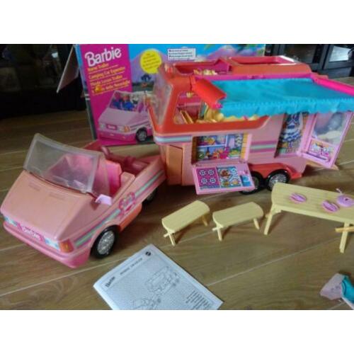 Barbie - Paardentrailer incl paard - 1993 - incl. doos