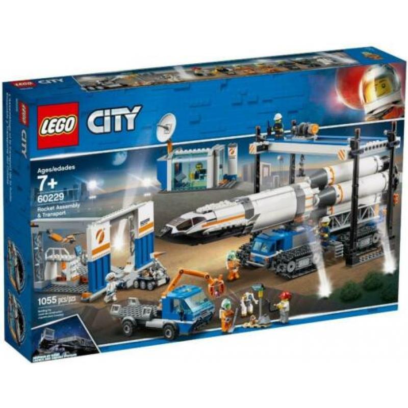 Lego 60229 City Rocket Assembly &Transport NIEUW IN DOOS!!!