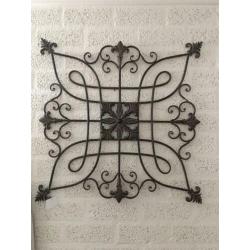 Prachtig mooi decoratief metalen wandrek-wanddeco