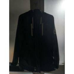 Antraciet warme marikoo jas / regenjas / parka maat L 38/40