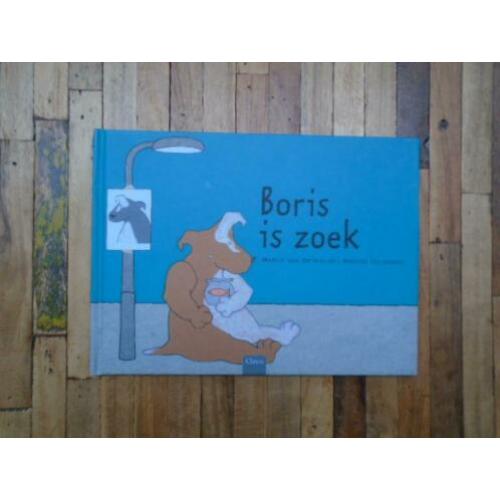 Boris is zoek, hardcover prentenboek, nieuw