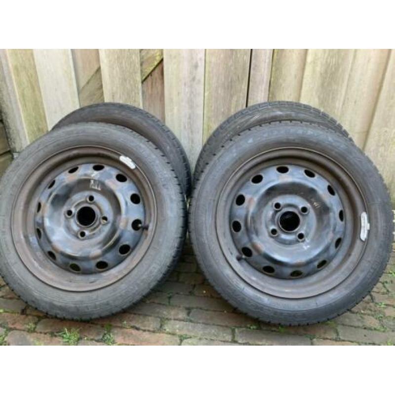 Zomerbanden Kia Picanto incl stalen velgen Goodyear