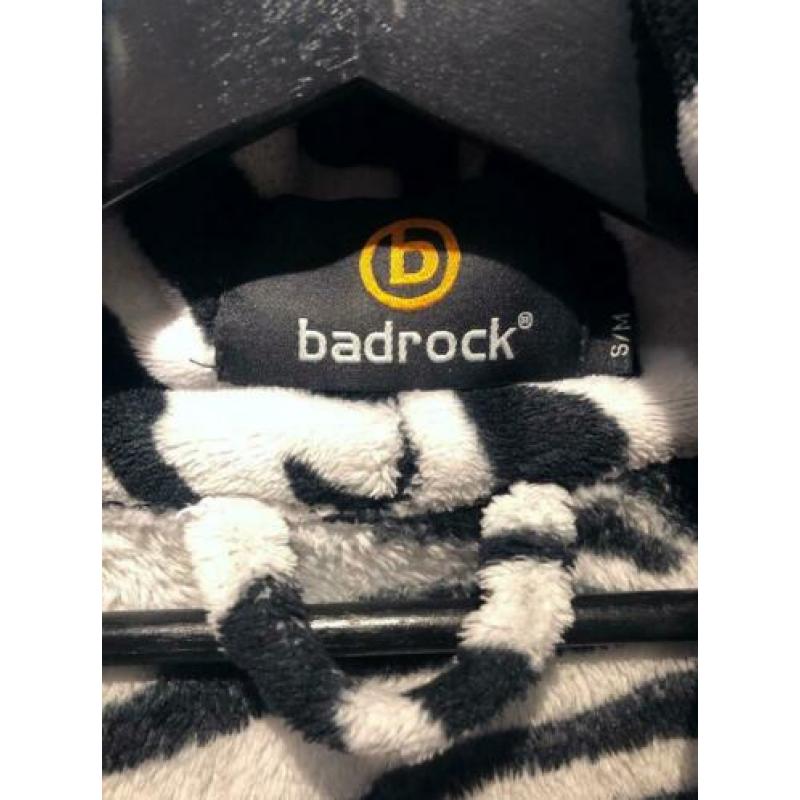 Badrock - Heerlijk zachte badjas/duster met zebraprint
