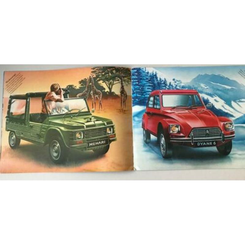 Citroën 2CV, Dyane 6, Ami 8, Méhari, Folder 1977