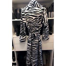 Badrock - Heerlijk zachte badjas/duster met zebraprint