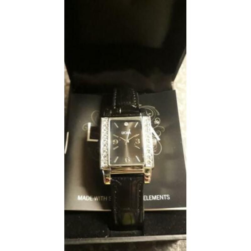 liora horloge met swarovski elementen, helemaal nieuw!