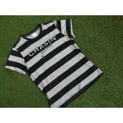 CHASIN shirt maat M als nieuw , grijs zwart gestreept