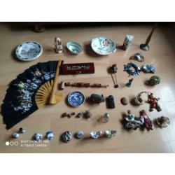 Prima lot curiosa/brocante. 38 stuks. Izgs.