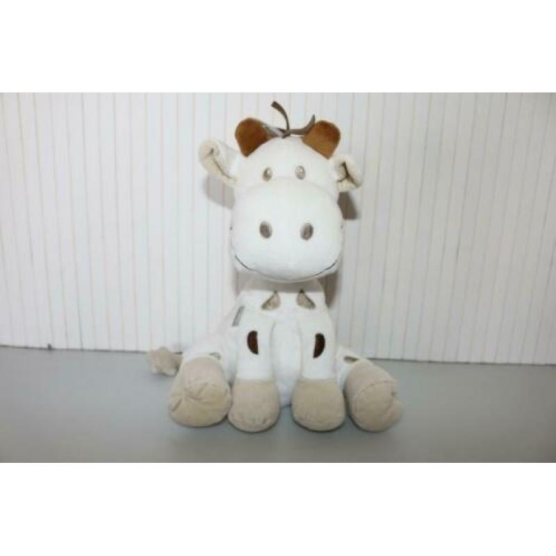Tiamo giraf knuffel en knuffeldoekje wit cadeautip