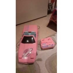 Fashion auto roze voor Barbie pop