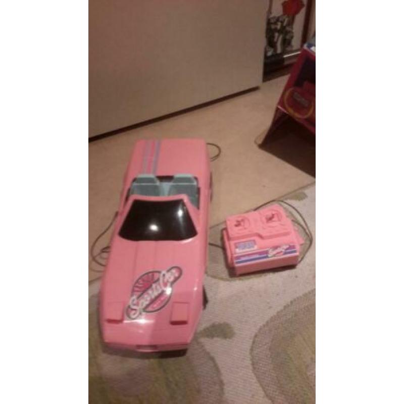 Fashion auto roze voor Barbie pop