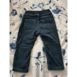 Jeans baby kinder broek mt 98 donker blauw