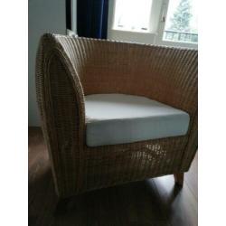 Fautieul riet rotan, stoel, kinderkamer luie stoel kussen
