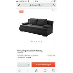 slaapbank boxspring