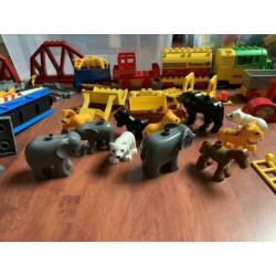 Veel duplo trein, dieren etc in 1 koop