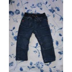 Jeans baby kinder broek mt 98 donker blauw