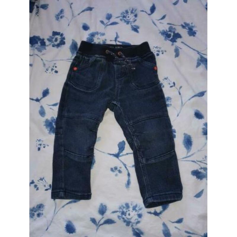 Jeans baby kinder broek mt 98 donker blauw