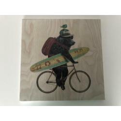 Wanddecoratie 40x40 (NIEUW, hout)