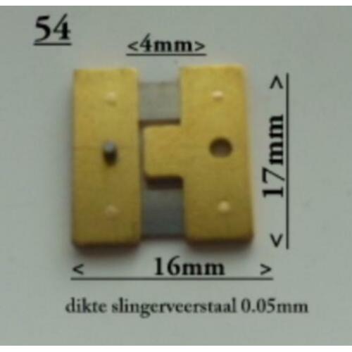 Slingerveer voor Kundo klok (originele uitvoering).