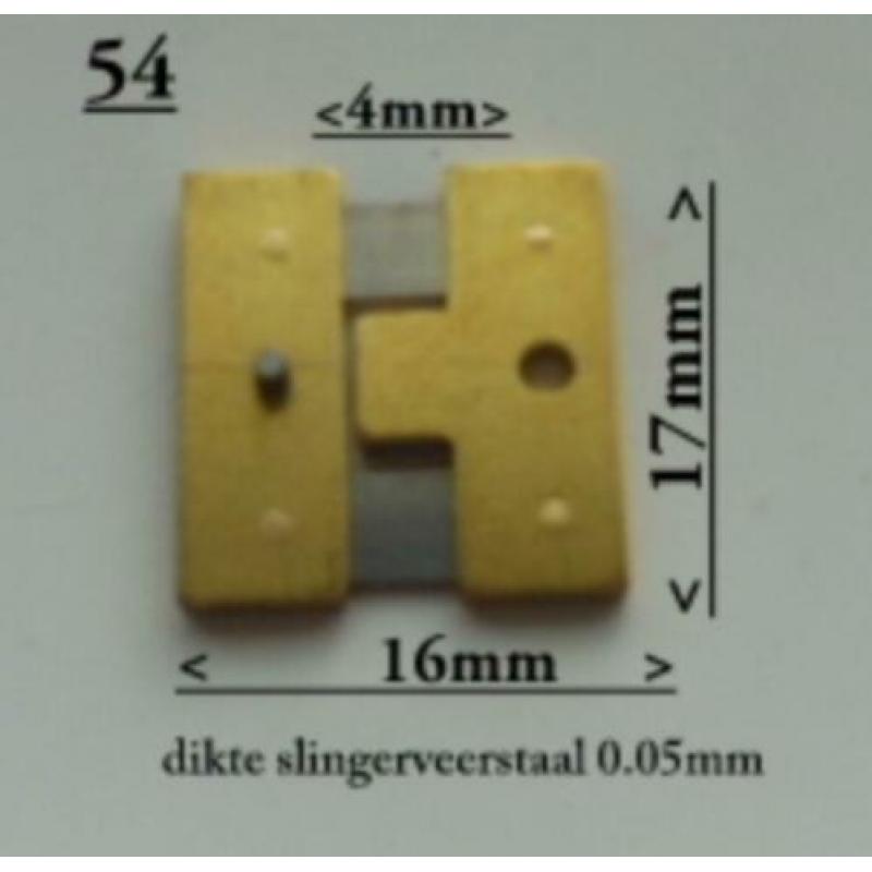Slingerveer voor Kundo klok (originele uitvoering).