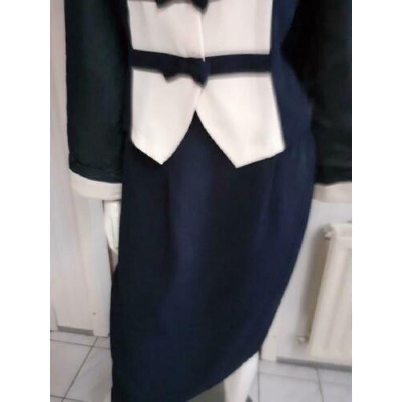 Retro 3 delige pakje Italiaans m 40-42 Donkerblauw