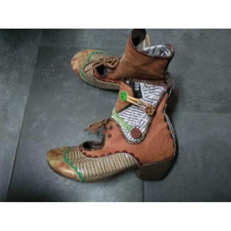 unieke !! PISAVERDE handgemaakte schoenen maat 41