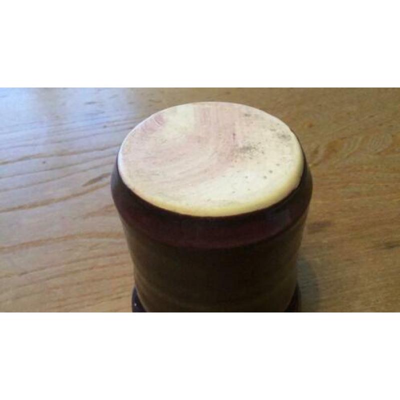 Vaasje,potje,vintage,aardewerk Heemskerk/Rijnsburg,(Afina)