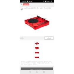 Supreme Numark PT01 portable turntable