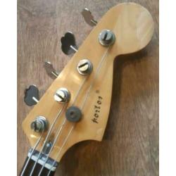 Vintage jaren '70 Precision Bass met Presto Tuners en Brug.