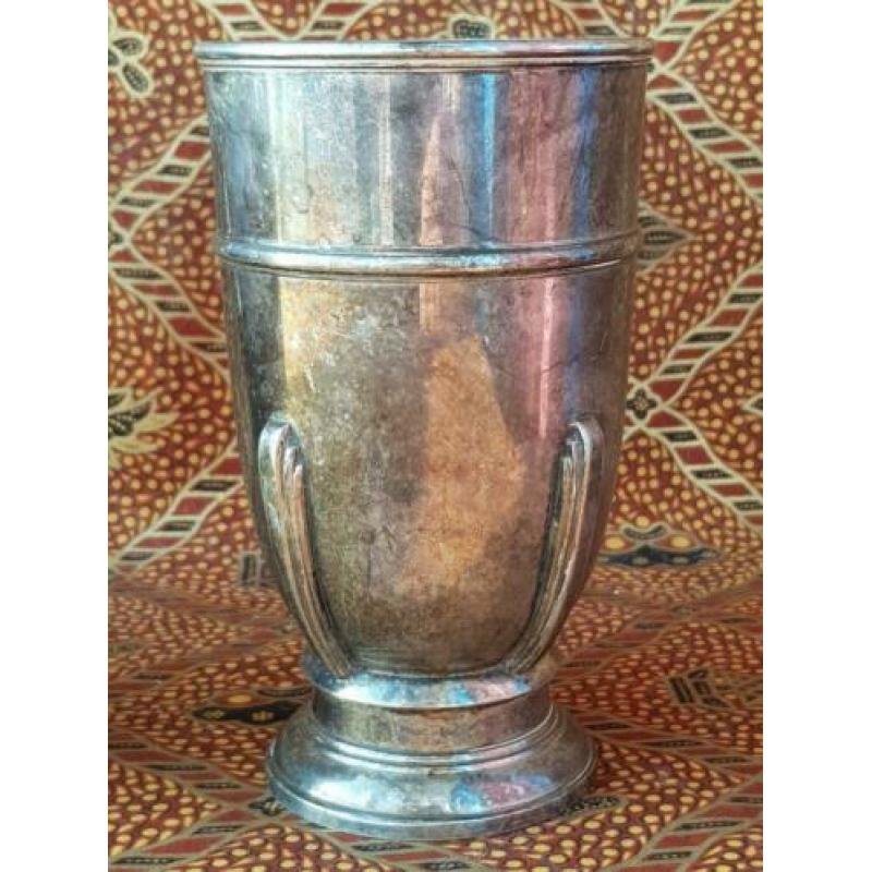 Stel prachtige silverplate Art Deco bekers uit Engeland 1920