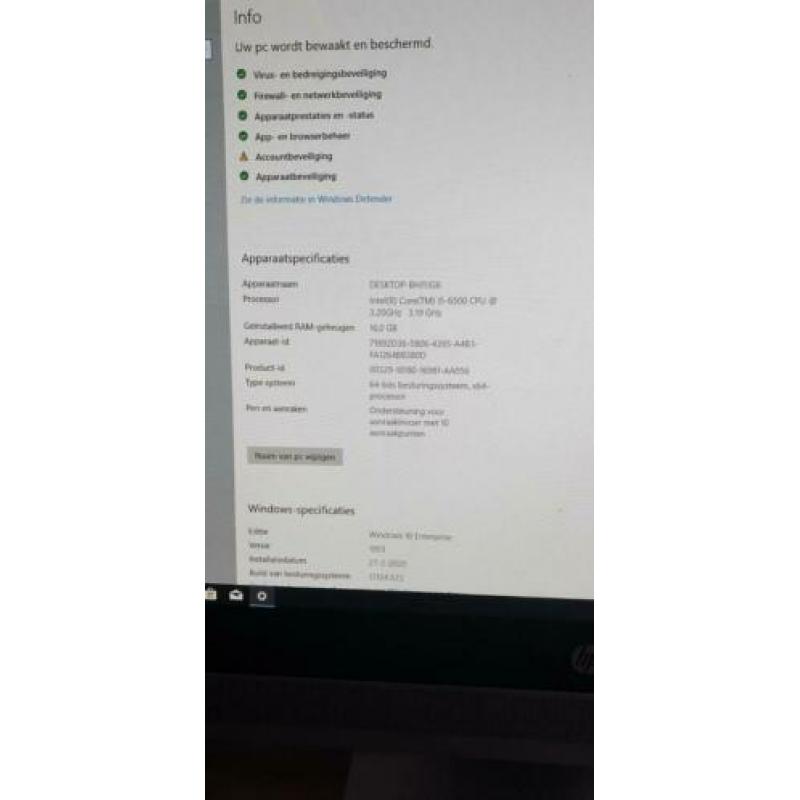 HP Eliteone 800 G2 23-inch touch all in one